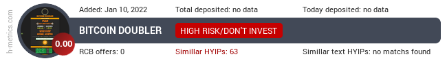 HYIPLogs.com widget for 24bit2xpay.pw