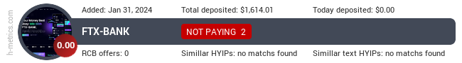 HYIPLogs.com widget ftx-bank.com