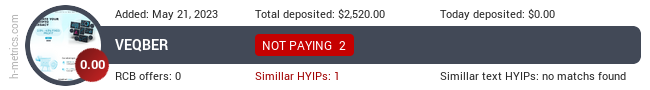HYIPLogs.com widget veqber.club