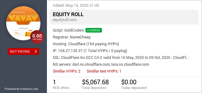 Onic.top info about Equityroll.com