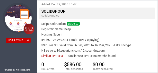 Onic.top info about Solidgroup.cc