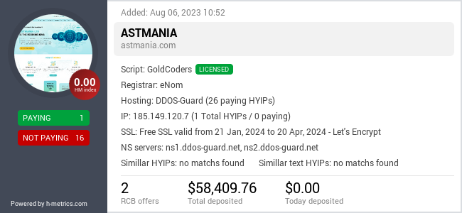 Onic.top info about astmania.com