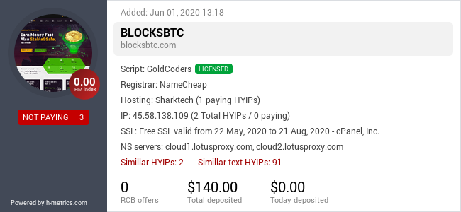 Onic.top info about blocksbtc.com