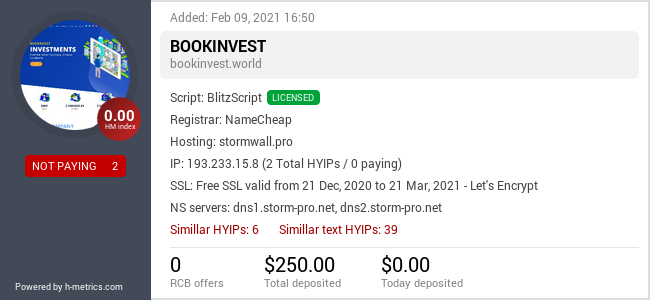 Onic.top info about bookinvest.world