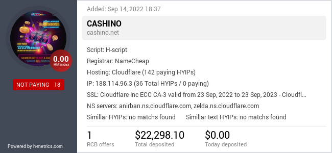 Onic.top info about cashino.net