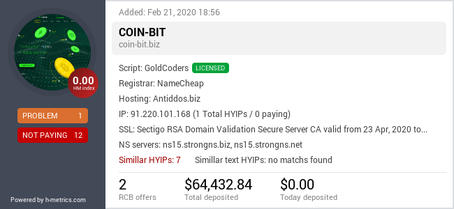 Onic.top info about coin-bit.biz