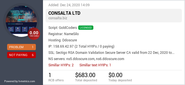 Onic.top info about consalta.biz