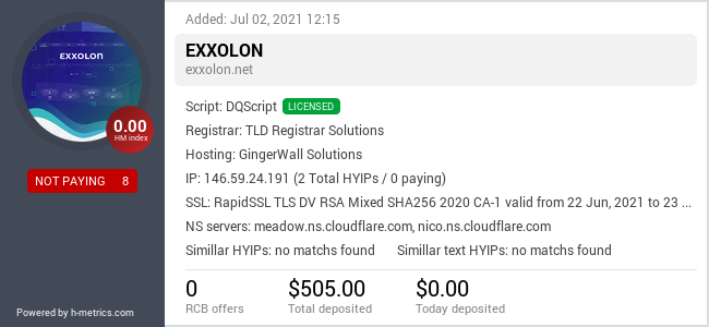Onic.top info about exxolon.net
