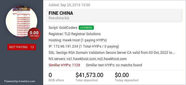 Onic.top info about fine-china.biz