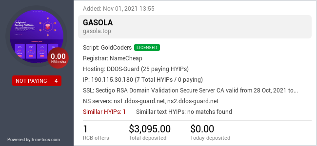 Onic.top info about gasola.top
