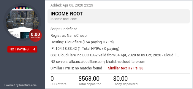Onic.top info about income-root.com