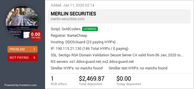 Onic.top info about merlin-securities.com