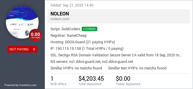 Onic.top info about noleon.com