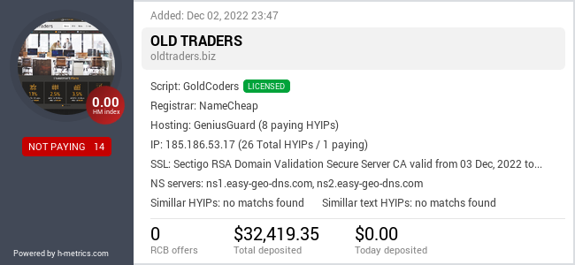 Onic.top info about oldtraders.biz