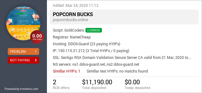 Onic.top info about popcornbucks.online