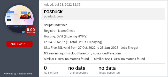 Onic.top info about posduck.com