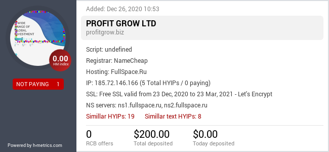 Onic.top info about profitgrow.biz