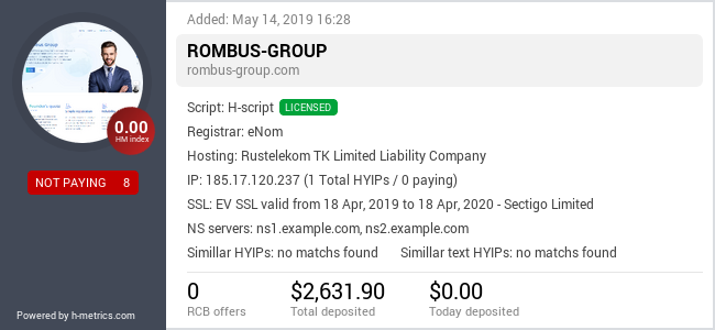 Onic.top info about rombus-group.com
