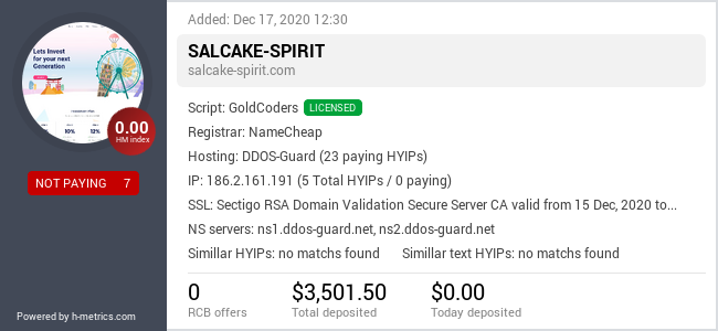 Onic.top info about salcake-spirit.com
