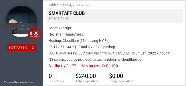 Onic.top info about smartaff.club