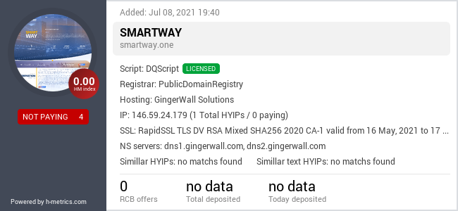 Onic.top info about smartway.one