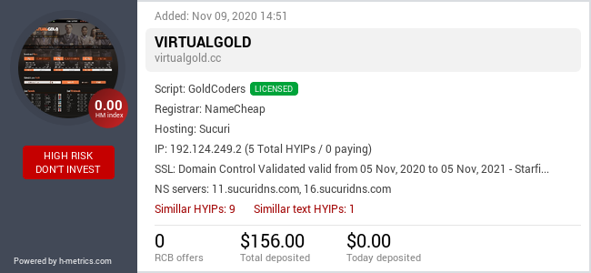 Onic.top info about virtualgold.cc