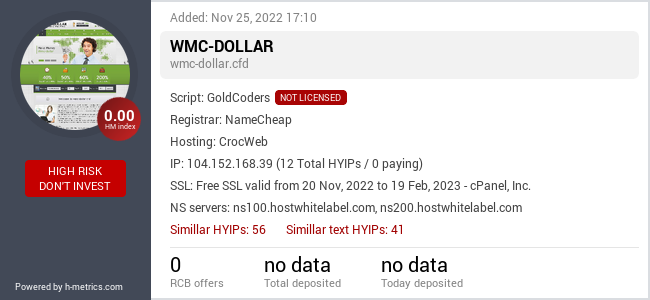 Onic.top info about wmc-dollar.cfd