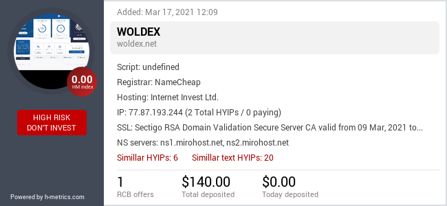 Onic.top info about woldex.net